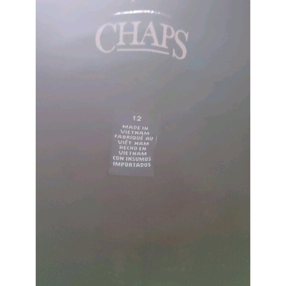 Chaps Madden Straight Leg Mid Rise Black Lightweight Jeans 12 - Picture 8 of 8